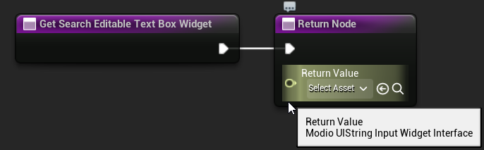 Get Search Editable Text Box Widget