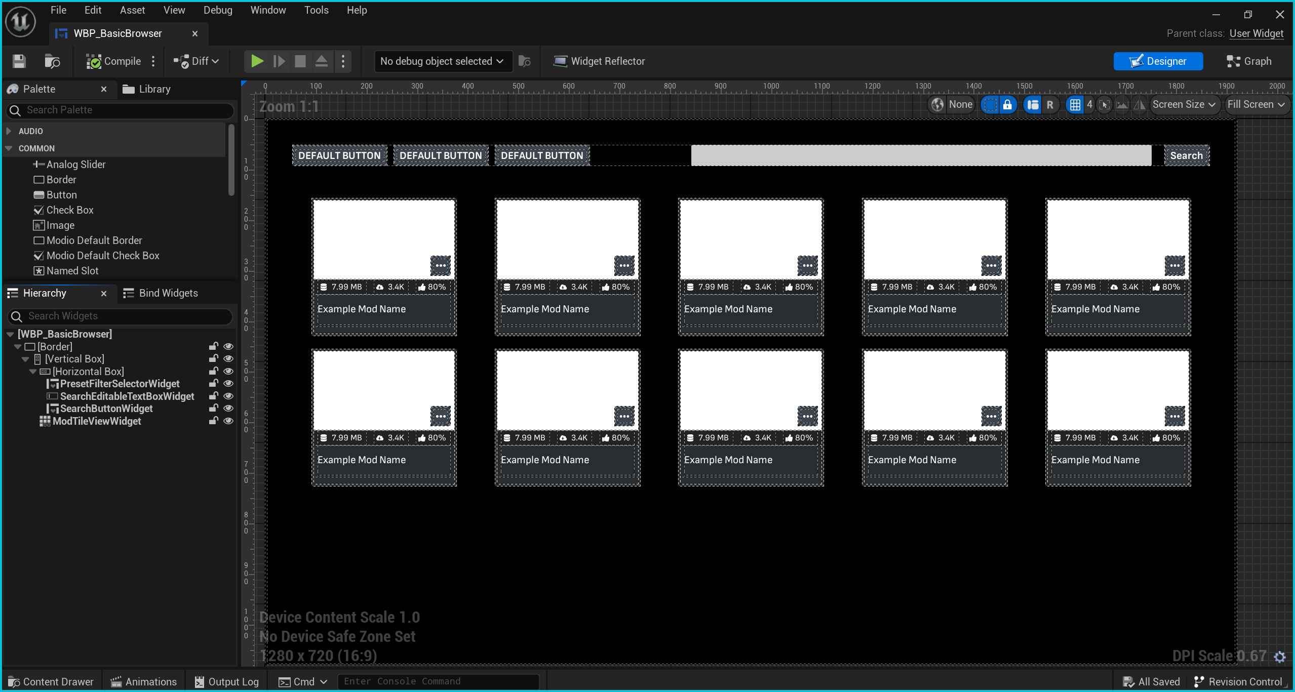 Basic Browser In Editor