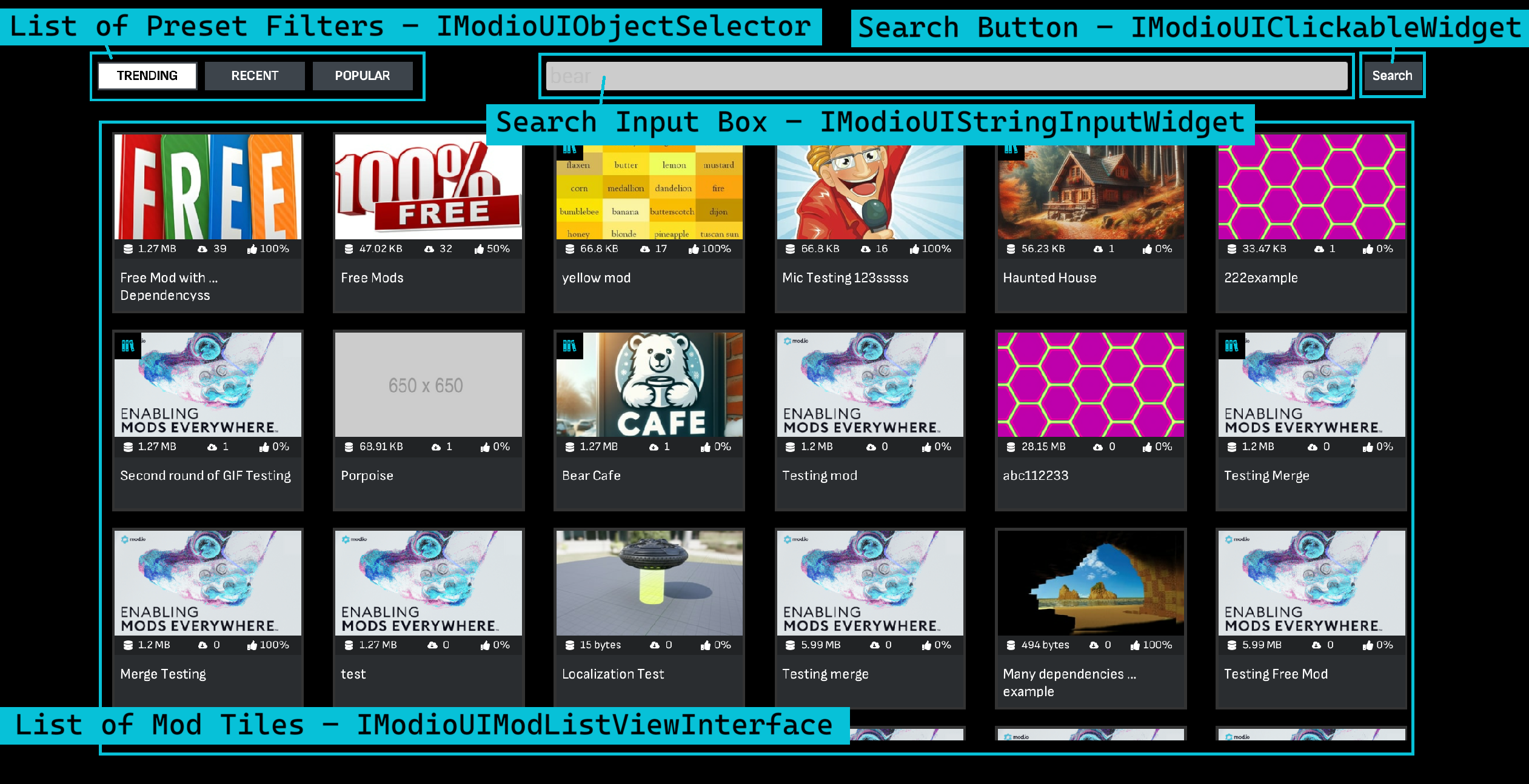 Basic Browser In Game with Labels