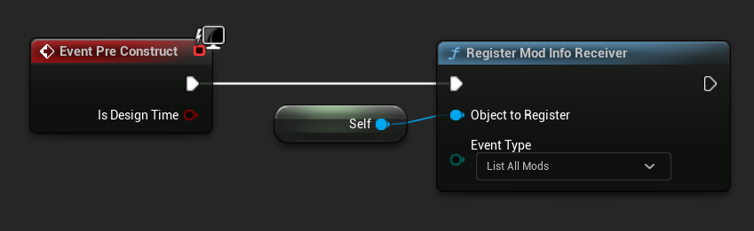 Register Mod Info Receiver
