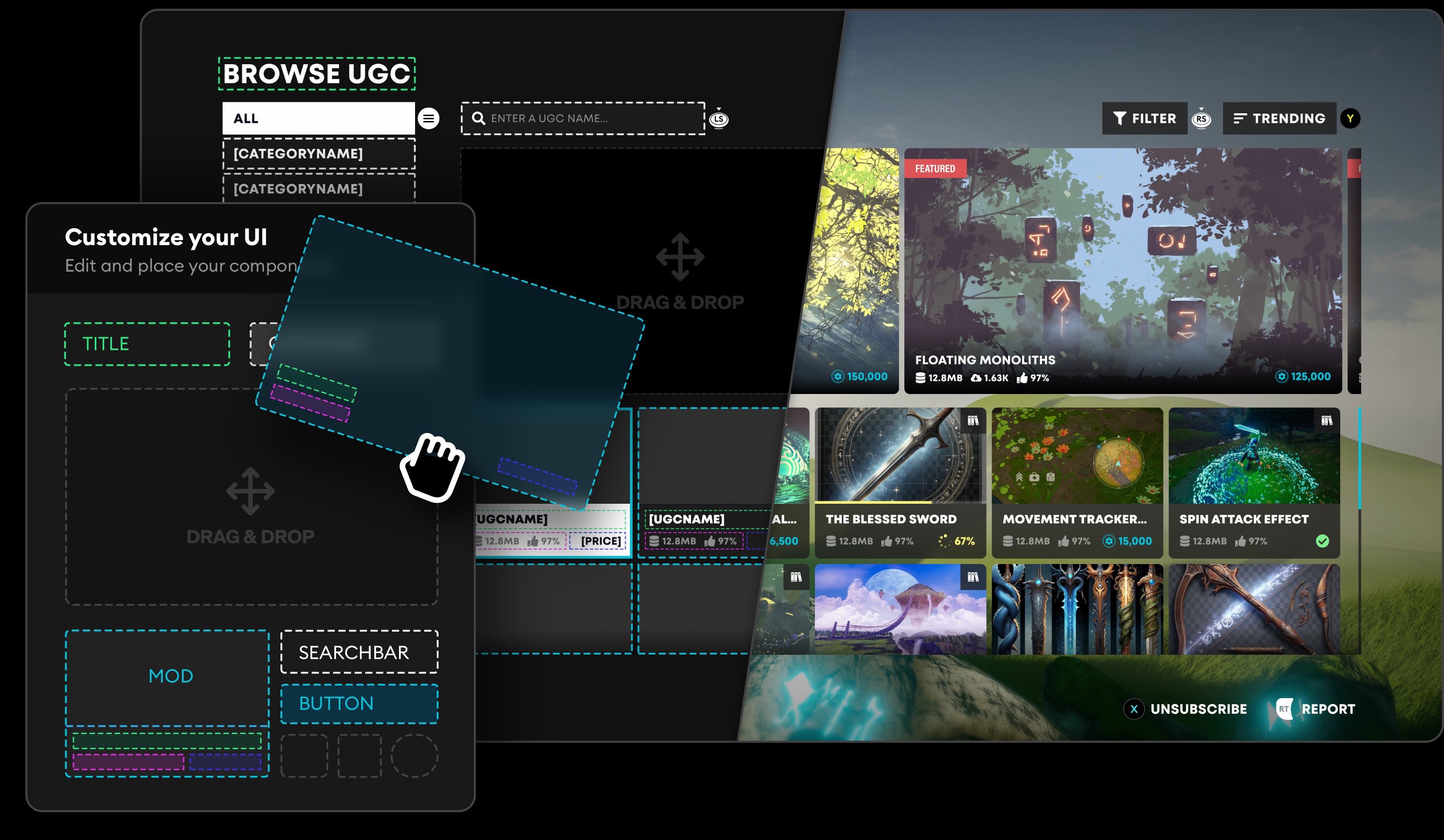 in-game ui overview