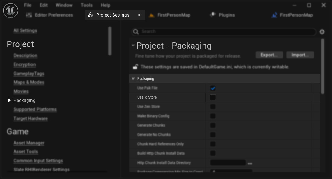 Disabling the Io Store