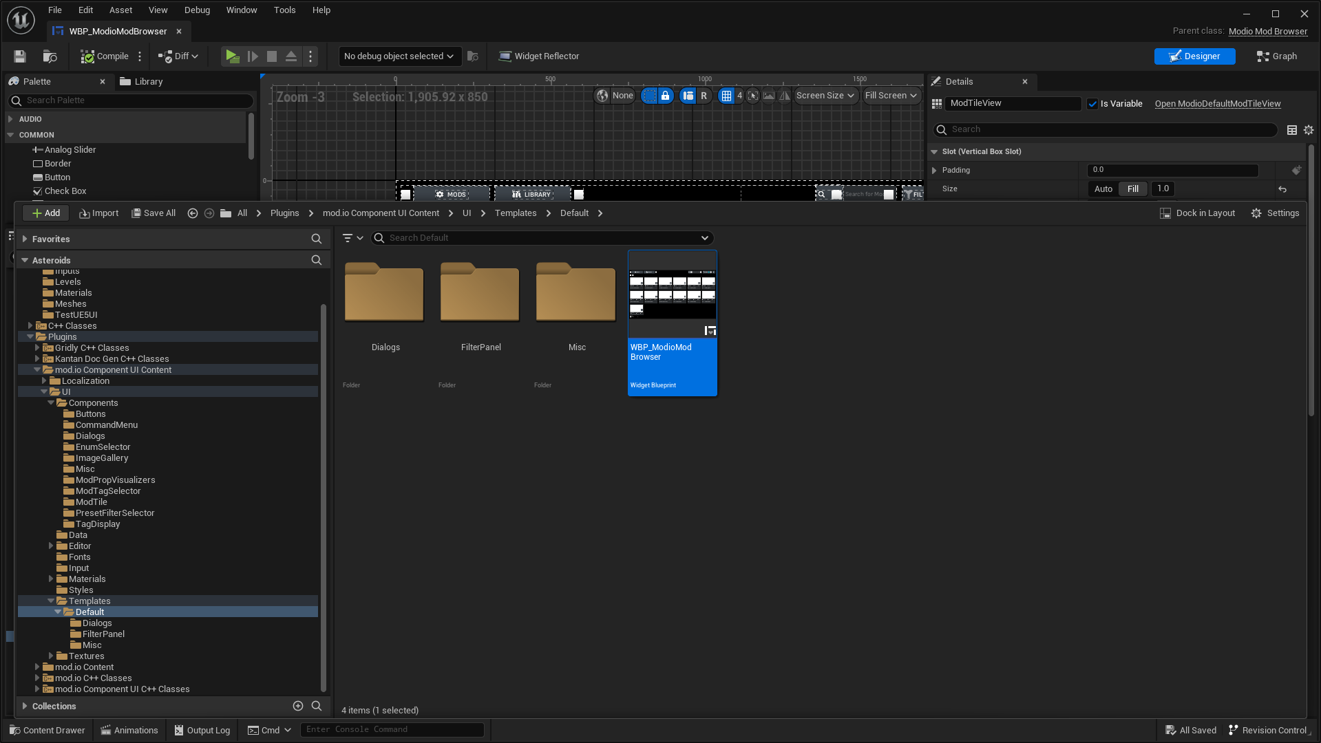 modio mod filter panel