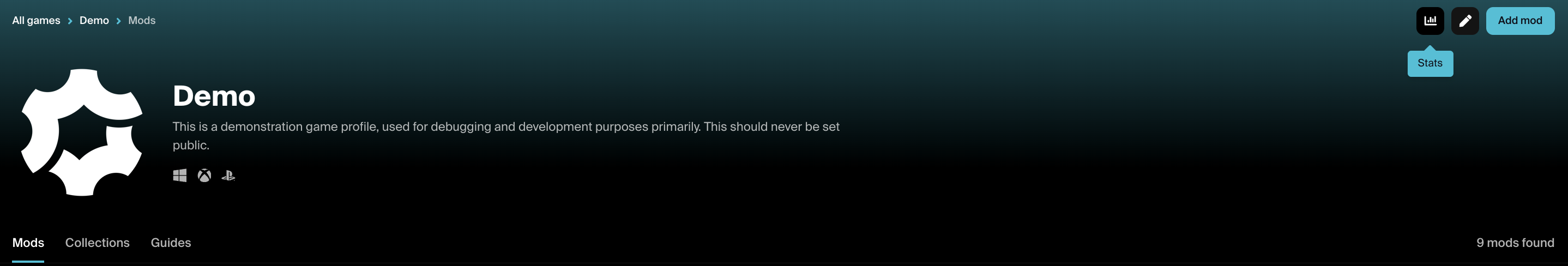Get To Game Dashboard