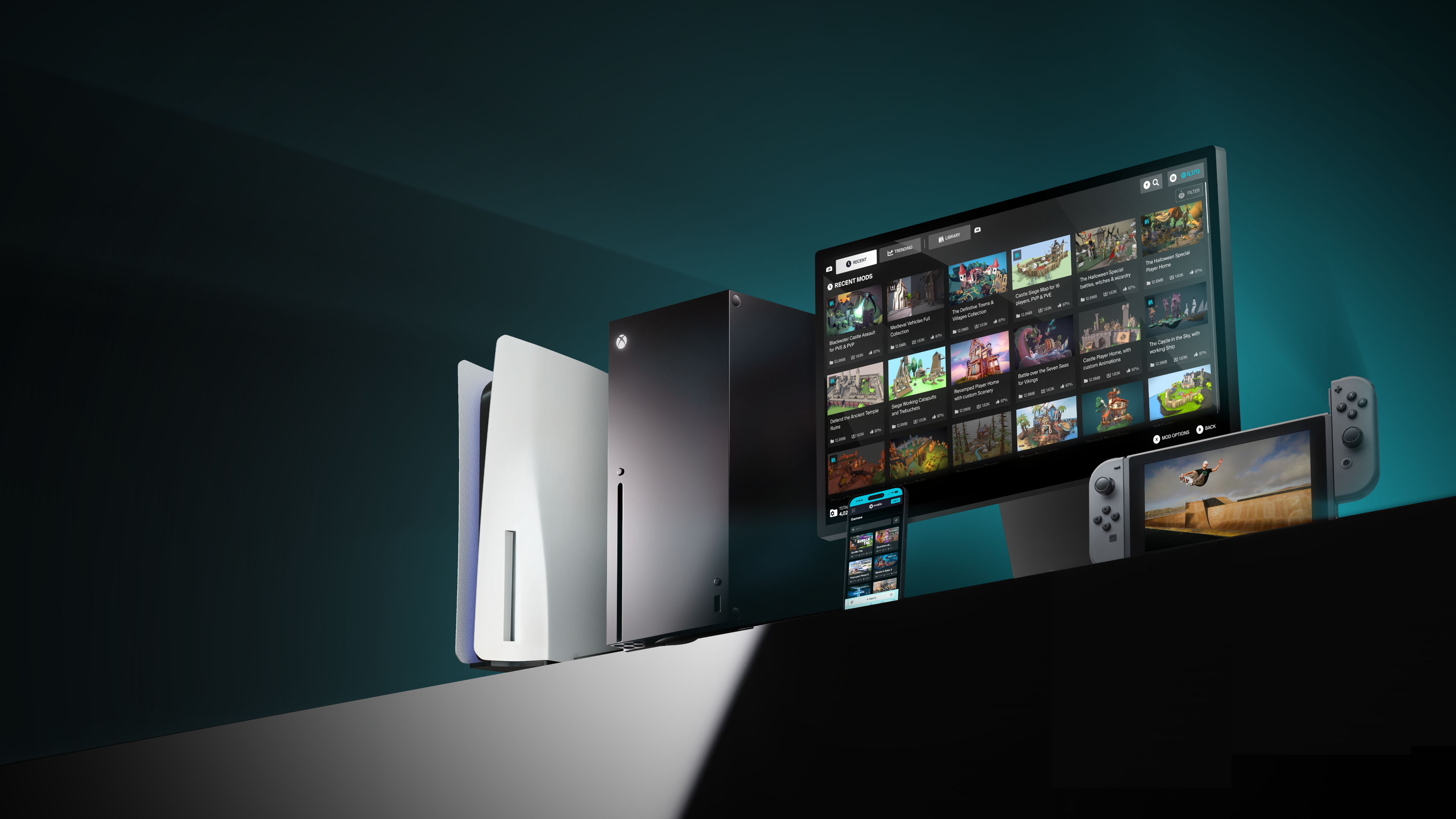 modio on all platforms