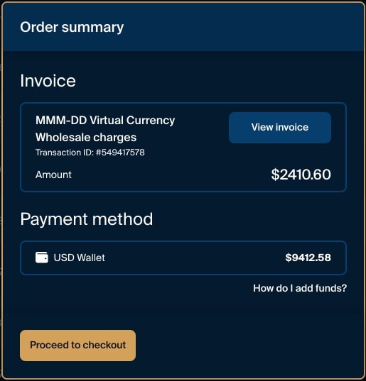 Invoice Pay Flow