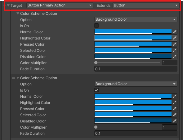 Image of Button Primary Action extending Button